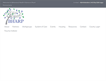 Tablet Screenshot of bharp.org